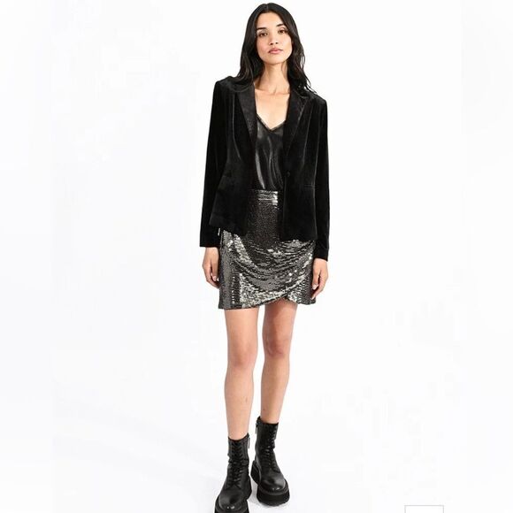 Molly Bracken Elegant Black Women's Blazer size XS- like new condition - Picture 3 of 13